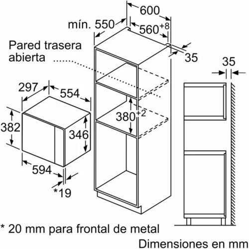 Bosch bfl524mb0 Microondas