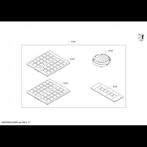 Bosch dwz1bk1r1 Kit de recirculación de larga duración