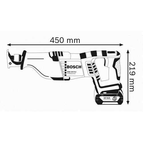 Bosch GSA 18 V-LI Professional