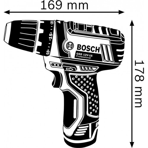 Bosch GSR 12V-15-2-LI Professional