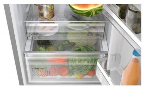Bosch KGN362ICF - Frigorífico Combi Serie 4 Total No Frost 186x60x66,5 Cm Clase C Acero Antihuellas