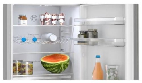 Bosch KGN362ICF - Frigorífico Combi Serie 4 Total No Frost 186x60x66,5 Cm Clase C Acero Antihuellas