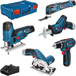 Bosch Kit de herramientas eléctricas 12V Profi Gsr/gst/gop/gks/gsa