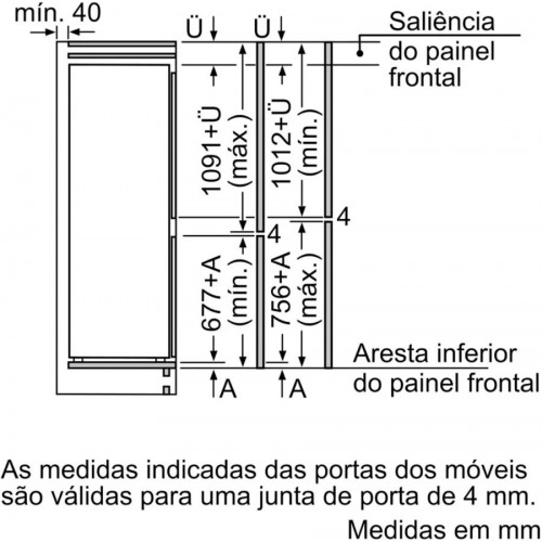 Bosch KIV86VSE0 Frigorífico Combi Integrable