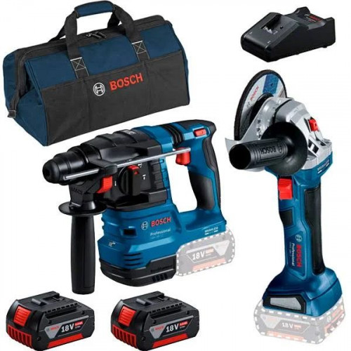 Bosch Professional Combo Kit GWS 18V-7 + GBH 18V-22