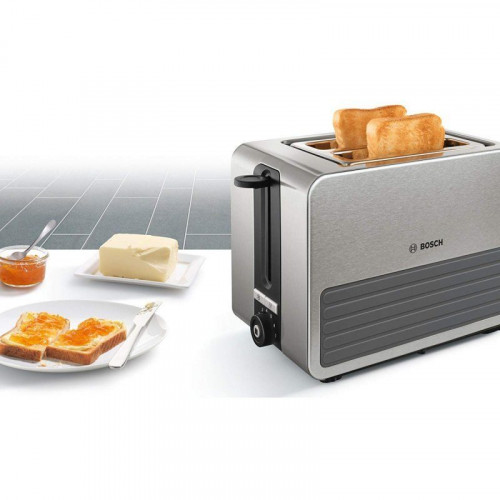Bosch TAT7S25 Tostadora 2 Ranuras 1050W Acero Inoxidable