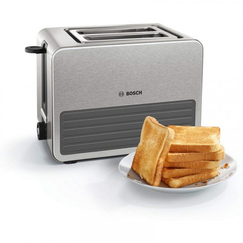 Bosch TAT7S25 Tostadora 2 Ranuras 1050W Acero Inoxidable