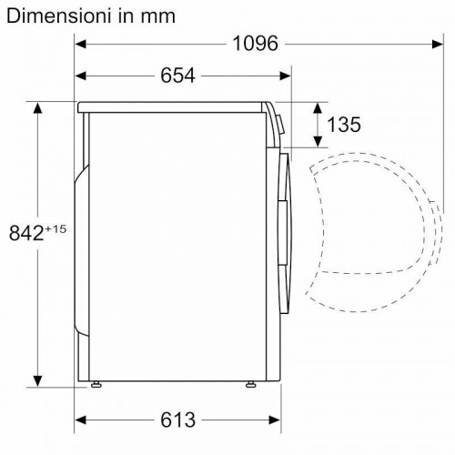 Bosch wth83208ii Serie 4 Secador cm. 60