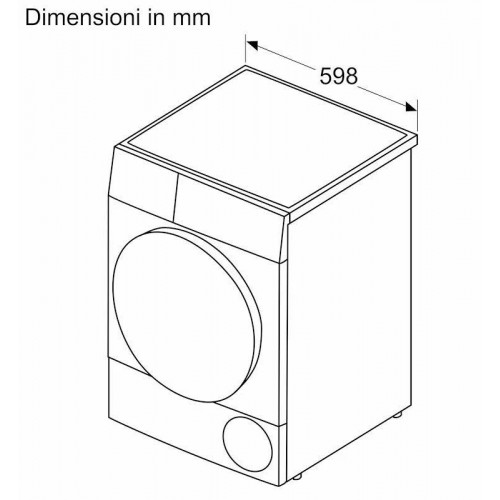Bosch wth83208ii Serie 4 Secador cm. 60