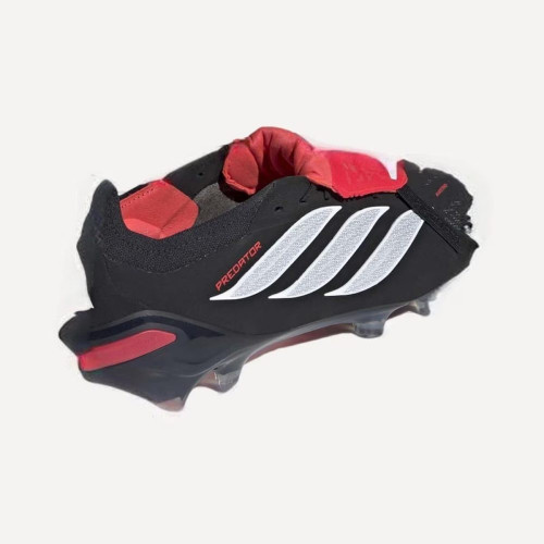 Botas de fútbol de Hombre PREDATOR ELITE FT FG Adidas Negro / Blanco