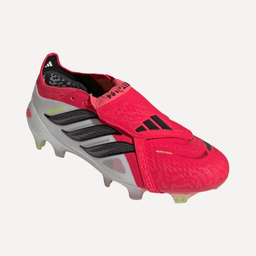 Botas de fútbol de hombre PREDATOR ELITE FT FG Adidas Rojo / Negro