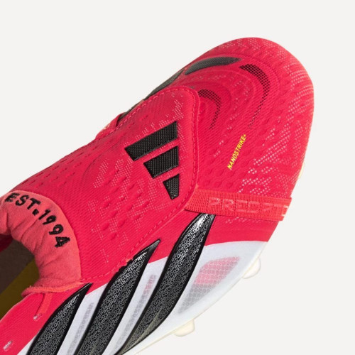 Botas de fútbol de hombre PREDATOR ELITE FT FG Adidas Rojo / Negro
