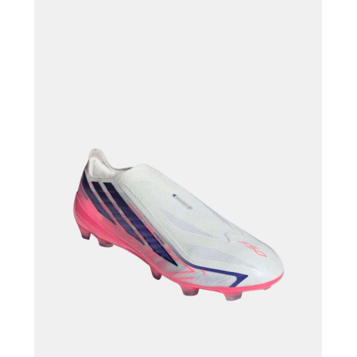 Botas de fútbol de tacos de adulto F50 Hyperfast Pro Ll Fg Adidas Blanco / Azul
