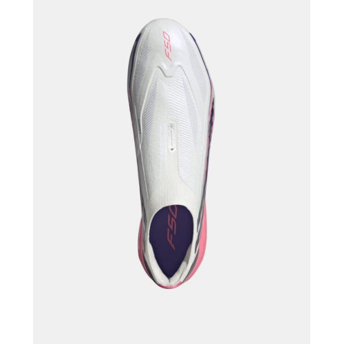 Botas de fútbol de tacos de adulto F50 Hyperfast Pro Ll Fg Adidas Blanco / Azul