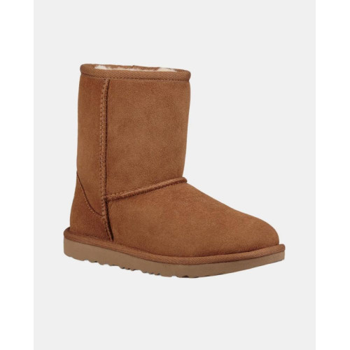 Botas de niños UGG en piel marrón Marrón