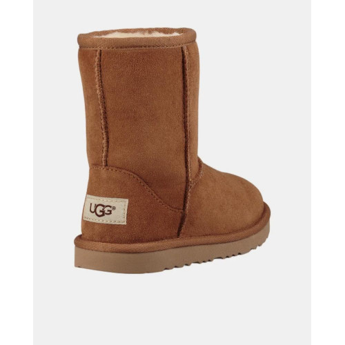 Botas de niños UGG en piel marrón Marrón
