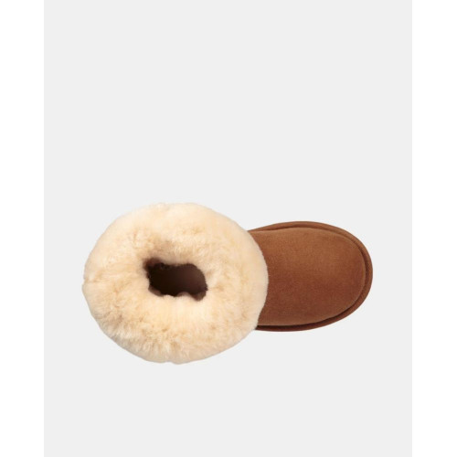 Botas de niños UGG en piel marrón Marrón