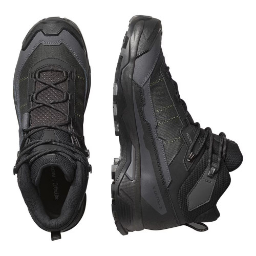 Botas de senderismo para hombre X ULTRA 5 MID GTX SALOMON Negro / Gris