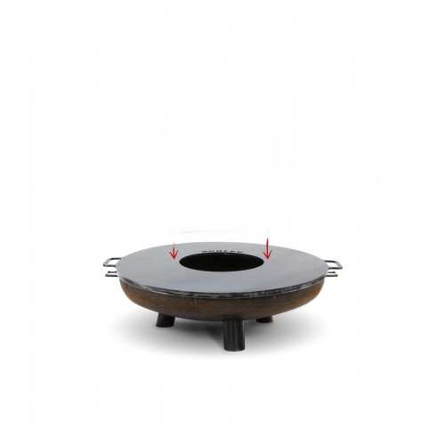 Brasero de exterior Bonbowl Plus 60 cm con plancha