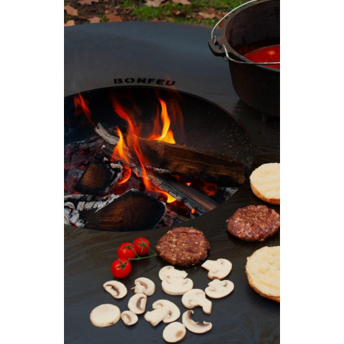 Brasero de exterior Bonbowl Plus 80 cm con plancha