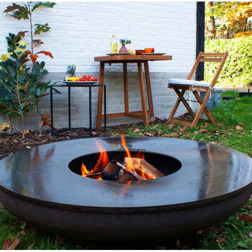 Brasero de exterior Bonbowl Plus 80 cm con plancha