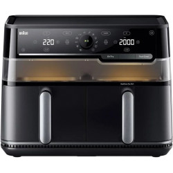 Braun Freidora de aire TwinCook 5 2en1 TD 5073I negro TD5053I-TD5053IBK