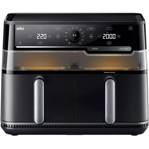 Braun Freidora de aire TwinCook 5 2en1 TD 5073I negro TD5053I-TD5053IBK