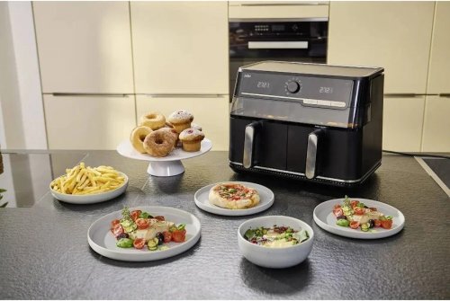 Braun Freidora de aire TwinCook 5 2en1 TD 5073I negro TD5053I-TD5053IBK
