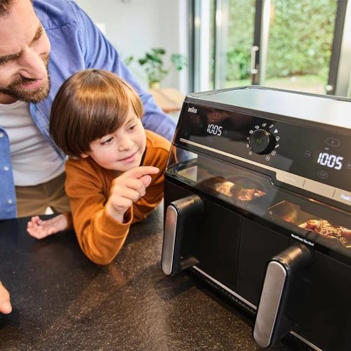 Braun Freidora de aire TwinCook 5 2en1 TD 5073I negro TD5053I-TD5053IBK