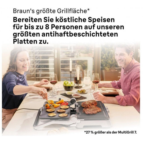 Braun MultiGrill CG 9043 + Griddle Silver