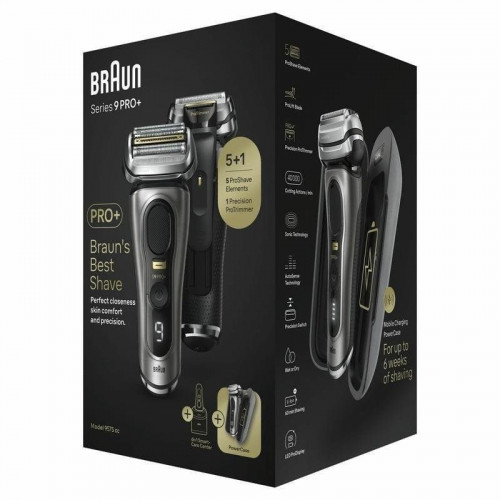 Braun Series 9 Pro+ 9575CC Wet & Dry Máquina de Afeitar de Láminas y Recortadora