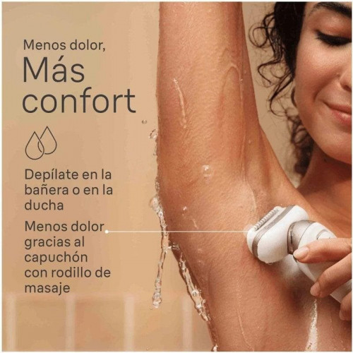 Braun Silk-épil 9 Flex 9 3D Depiladora Eléctrica Mujer con Cabezal Flexible 360°
