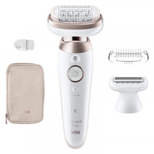 Braun Silk-épil 9 Flex 9 3D Depiladora Eléctrica Mujer con Cabezal Flexible 360°