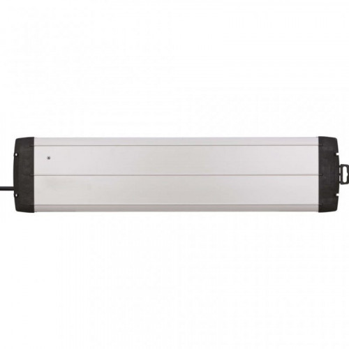 Brennenstuhl Premium-Protect-Line Regleta Enchufes con USB y 14 Tomas de Corriente 3m Plateado/Negro