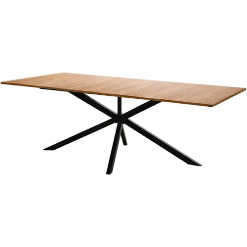 Bria Mesa extensible para 8-10 personas con efecto madera de 235 cm