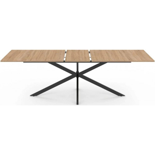 Bria Mesa extensible para 8-10 personas con efecto madera de 235 cm