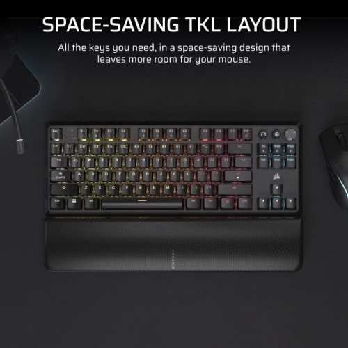 Bundle Corsair K70 CORE TKL Teclado Mecánico Gaming Inalámbrico RGB + Elgato Stream Deck MK.2