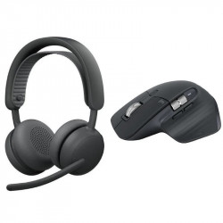 Bundle Ratón Logitech MX Master 3S Inalámbrico 8000 DPI + Auriculares Zone Wireless 2 Bluetooth