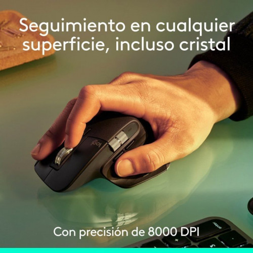 Bundle Ratón Logitech MX Master 3S Inalámbrico 8000 DPI + Auriculares Zone Wireless 2 Bluetooth