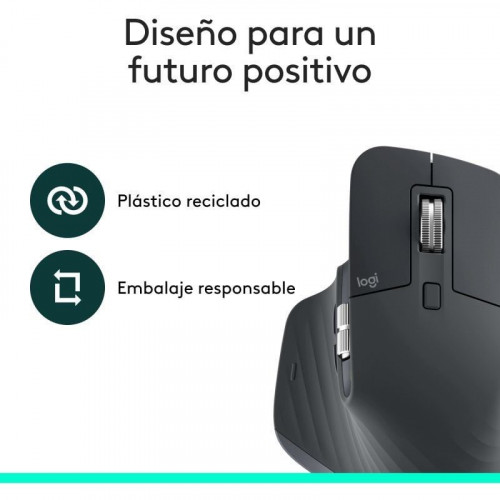 Bundle Ratón Logitech MX Master 3S Inalámbrico 8000 DPI + Auriculares Zone Wireless 2 Bluetooth