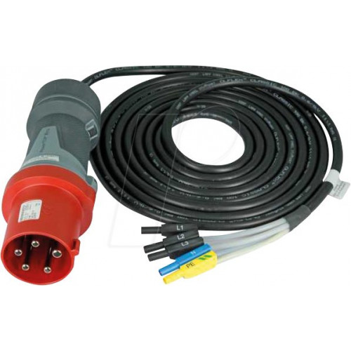 Cable adaptador CEE para comprobadores de instalación E-M
