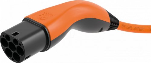 Cable de tipo 2, estándar, 11 kW, 20 a, 3 fases, 5 m, nar