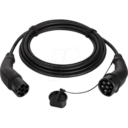 Cable de tipo 2, para vehículos eléctricos, 11 kW, 10 m