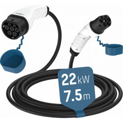 Cable de tipo 2, para vehículos eléctricos, 22 kW, 32 A,