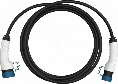 Cable de tipo 2, para vehículos eléctricos, 22 kW, 32 A,