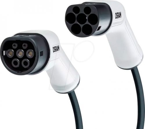 Cable de tipo 2, para vehículos eléctricos, 3,6 kW, 16 a,