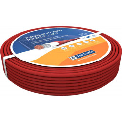 Cable solar flexible H1Z2Z2-K Rojo Ø6 mm 500 m
