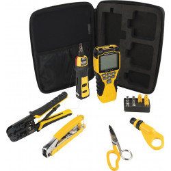 Cable tester for voice, data and video services