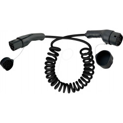 Cable tipo 2, para vehículos eléctricos, 11 kW, 16 A, tri