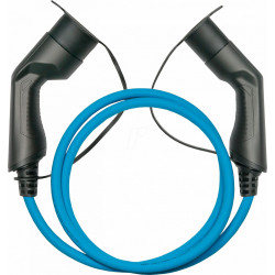 Cable tipo 2, para vehículos eléctricos, 11 kW, 2,5 m..